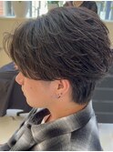 フェザーパーマ【メンズカット/メンズパーマ/ブリーチ/長野市】