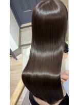トゥーリ(tuuli)&nbsp;髪質改善縮毛矯正＊チョコレートブラウン　大人可愛いロング