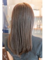 クレオメ バイ スーリール 五反田店(cleome by sourire)&nbsp;シースルーバング大人ガーリーミディアムレイヤーカット黒髪美髪