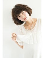 キープへアデザイン(keep hair design)&nbsp;【keep hair design】愛されピュアボブ×暗髪