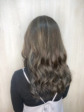 バブルス 本川越店(BUBBLES) ゆる巻き×カーキベージュ