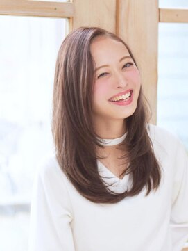 マーブルトウキョウネオリーブ(marbles tokyo neolive) 《marbles/三軒茶屋》☆ふわミディ×暗髪グレージュ☆