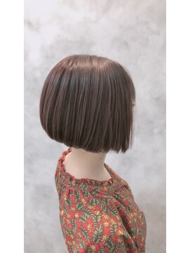 ノア ヘアメイク(Noa hair make) ■ミニボブ/切りっぱなしボブ/ワンレンボブ/ピンクベージュ