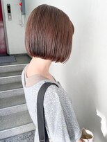 キャンバス バイ ネオリーブ 横浜西口(Canvas by neo.)&nbsp;大人可愛い小顔ぷつっと切りっぱなしボブ　20代30代40代