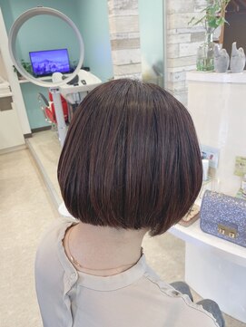ヘアー バイ ミーズ(hair by Mii’s) ケイ素カラー　秋カラー