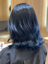 アレンヘアー 松戸店(ALLEN hair) ブルー×エアリーウェーブ