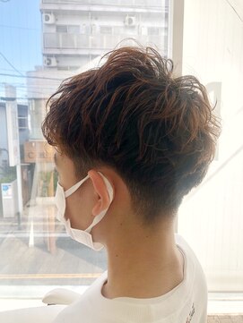 ヘッズ 本八幡店(HEADS) かき上げヘア　ニュアンスマッシュ　サイドパート　韓国マッシュ