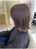 20代30代★大人耳掛け☆無造作×切りっぱなしボブ