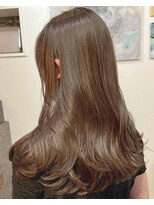 アクアオモテサンドウ(ACQUA omotesando)&nbsp;△ブリーチなしミルクティーグレージュニュアンスカラー