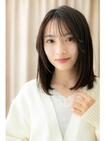 カバーヘア ブリス 志木南口駅前店(COVER HAIR bliss)&nbsp;透け感フェザーバングxグラデーションカラーZ志木20代30代40代