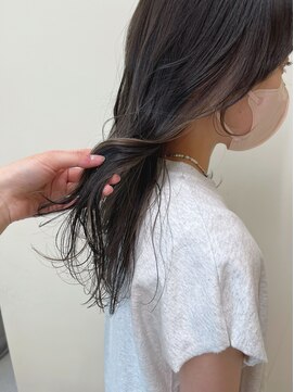 ヘアーポケット リタ(HAIR POCKET ritta) 透明感たっぷりな暗髪×イヤリングカラー