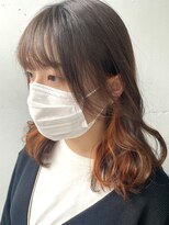 シュリット(schritt) *イヤリングカラー オレンジ* 妹尾