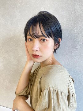 ガレージ バイ グリーン 原宿 表参道(Garage by green) 【loki】ショート×ダークカラー