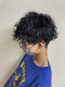 ジェイ エヌ バイ ネオリーブ(J/N by neolive) 波巻きスパイラルパーマ刈り上げマッシュメンズ