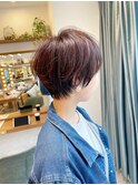 浦和ショートヘアショートカット白髪ぼかし白髪染めボブ40代50代