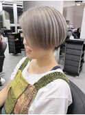 ハイトーンカラーニュアンスカラーミルクティー大阪ショート