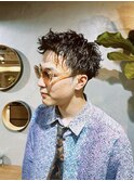 メンズショートのアクティブパーマ　1 【影山】