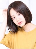 大人可愛い小顔美髪ツヤ髪大人ショートボブレイヤーカットA3