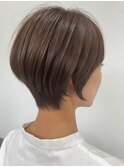 30代40代大人女性/前髪ありショートボブ/ショートヘア/髪質改善