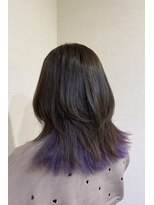リアン 熊谷本店(Rien) ウルフ×紫インナーカラー