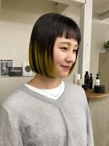 トナリ(tonari)&nbsp;丸くならないボブ×コントラストルーツカラー