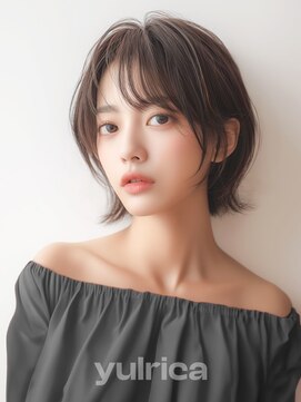 ユルリカ 新宿店(yulrica) 外ハネショートボブ#小顔似合わせ韓国レイヤーボブ#前髪#新宿
