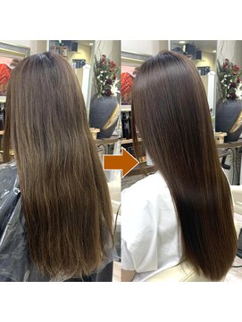 デザイナーズ ファクトリー(Designer's Factory) 即実感＆持続質感チェンジ♪髪の毛サラサラすとん施術ヘア