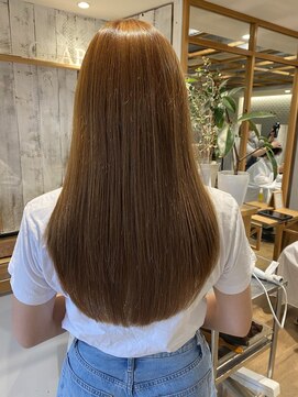 クラップス 京急富岡(CLAPS) ミルクティーベージュダブルカラーインナーカラーケアブリーチ