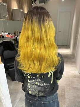 アイリー 名古屋(A/LEE) 根元外しイエロー