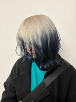 ノラ シンディ(NORA CYNDY)&nbsp;デザインカラーシャドウルーツカラー裾カラーレイヤーカット