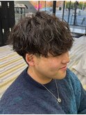 波巻きパーマで作るトレンドヘア