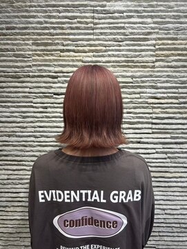 ビスイル 秋葉原店(Vis ill) 大人可愛い丸みボブピンクラベンダーベージュピンク