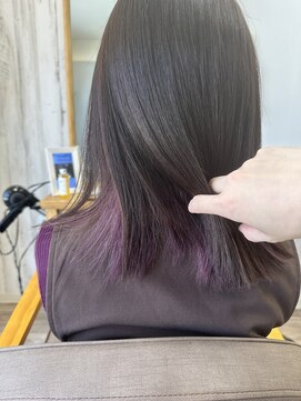 テーラヘアー 牛久店(TELA HAIR) インナーパープル『TELAHAIR牛久店』