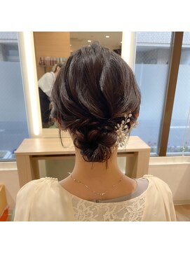 プリンス マツヤマ(Hair Salon Prince Matsuyama) シニオンアレンジ