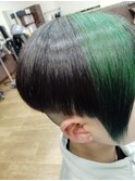 ツーブロマッシュ/刈上げショート/イメチェン/美髪