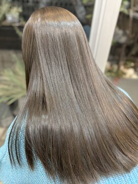 ノットバイベル 大宮(knot by belle) 《Hana》オリーブベージュ/ブリーチなし/透明感カラー/韓国/大宮