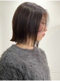 切りっぱなしボブ 外ハネ 髪質改善 岐阜