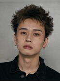 渋谷スパイキーショートアップバンクフェザーショートパーマ
