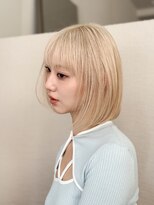 シュク 高円寺(SYUK)&nbsp;坂元太一/高円寺/ホワイトベージュボブ @taichisakamoto_