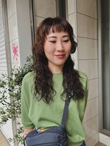 ハク(HaKU) マッシュロングパーマデザインカット