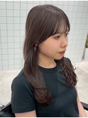 顔まわりが可愛いロング【大阪/梅田/髪質改善/縮毛矯正】