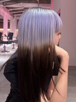 ダズリングディア(Dazzling Deer)&nbsp;スカイブルー/ルーツカラー/デザインカラー/ストレート/ロング