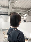 丸くならないボブ/切りっぱなしボブ/枚方美容室