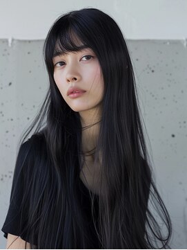 フィット ヒュー 千葉(fit hue) 黒髪/オリーブグレー/ココアベージュ/小顔/クラゲヘアー【千葉