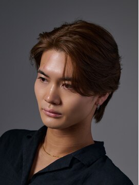 グルーマーズトウキョウ 渋谷店(GROOMER/S TOKYO) ブラウンカラー　ラフカール