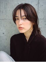 アンドレイ 表参道(andrey)&nbsp;黒髪カタログ/クラゲヘアー/オリーブグレー/表参道