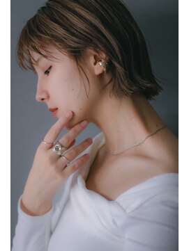 ボブ　髪質改善／白髪改善／白髪ぼかし／脱白髪染め