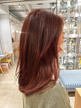 オーガニック リブ 川越(organic+live) 40代30代暖色イルミナカラー◎上品ロングで美髪