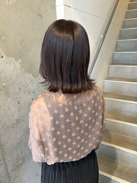 アイリー 名古屋(A/LEE) ピンクブラウン/外ハネボブ