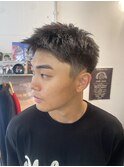 メンズカット短髪スパイキーショート